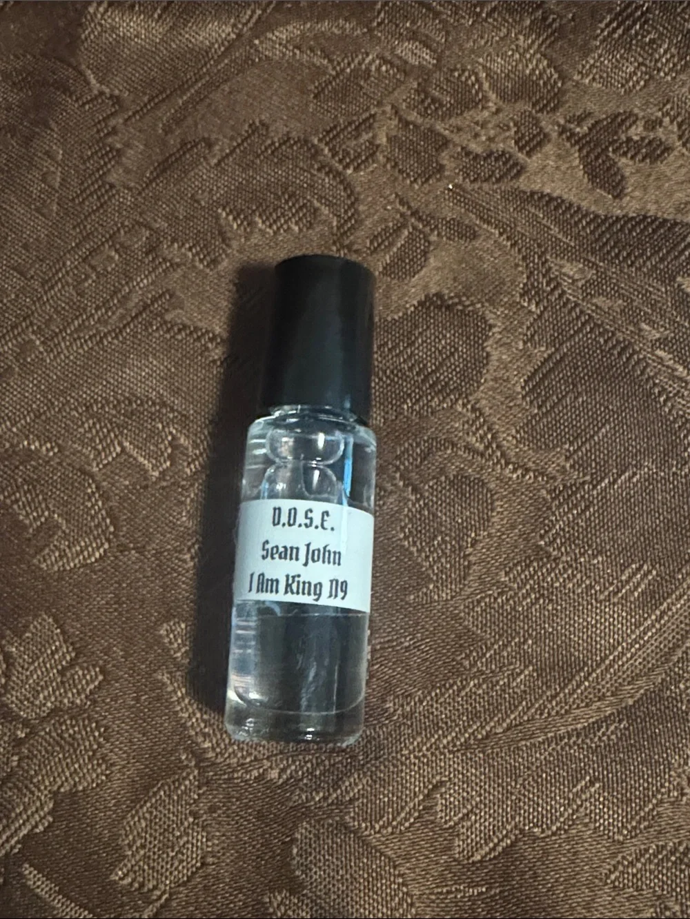 Mini Roll-On Sample Fragrance Trio Clear Glass with Black Caps tester fragrances